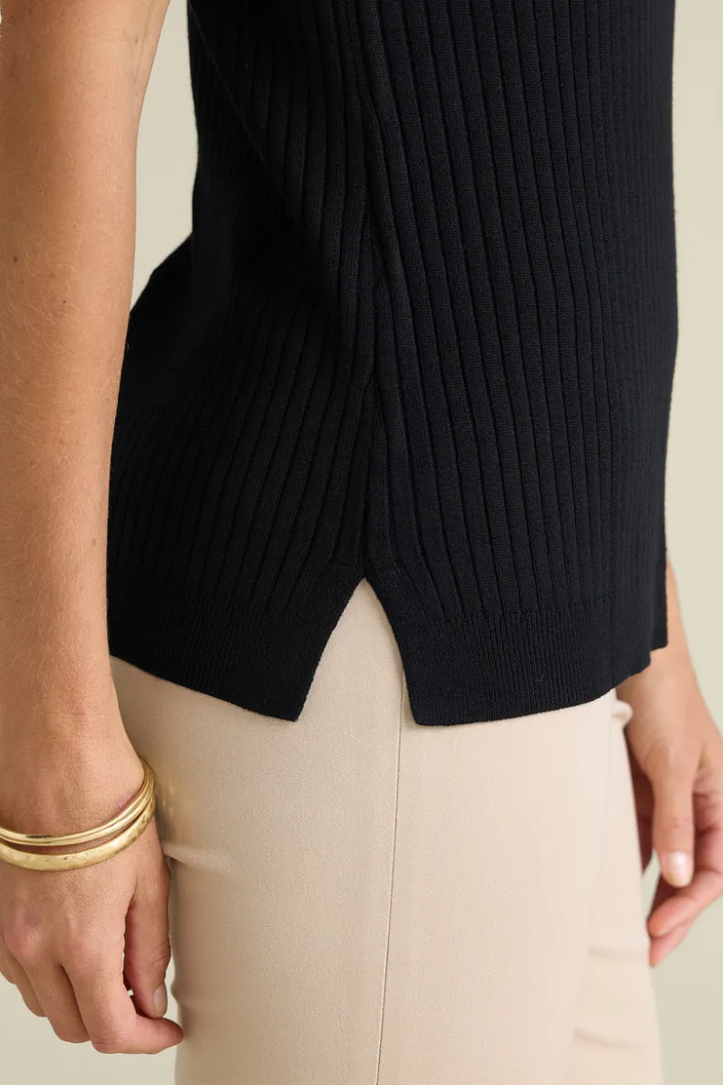 Soft Surroundings Soft Essential Ribbed Turtleneck Tank| Tops|Sweaters & Cardigans