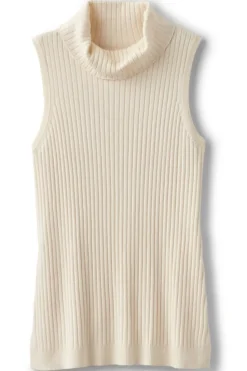 Soft Surroundings Soft Essential Ribbed Turtleneck Tank| Tops|Sweaters & Cardigans