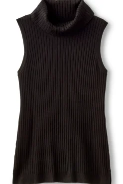 Soft Surroundings Soft Essential Ribbed Turtleneck Tank| Tops|Sweaters & Cardigans