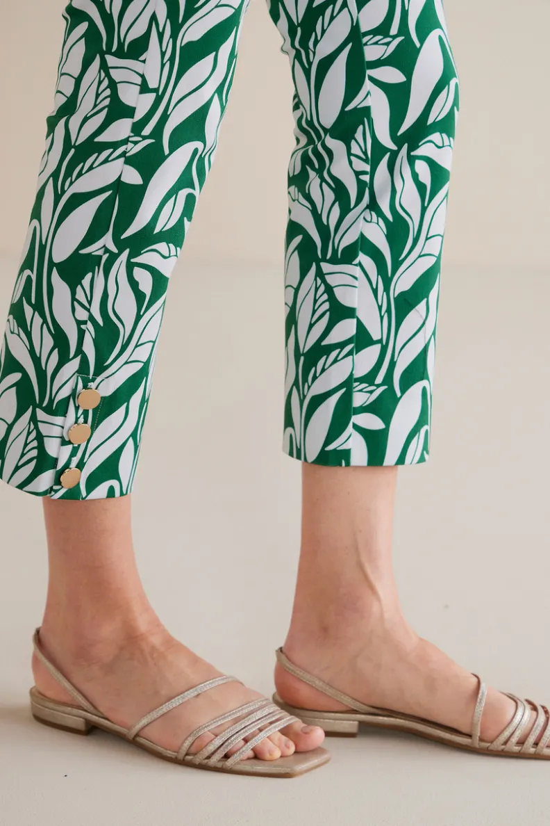 Soft Surroundings Soft Essential Superla Slim Leg Crop Pants| Pants