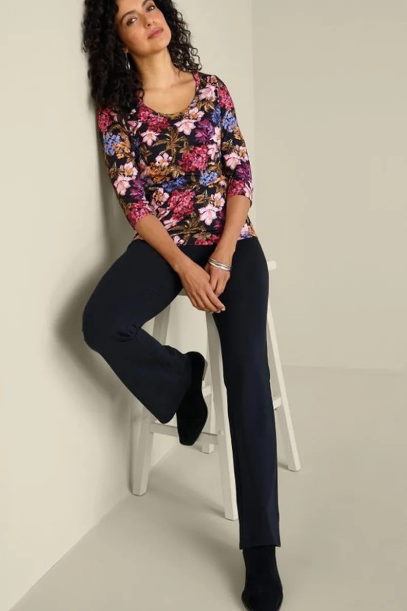 Soft Surroundings Soft Essential Supima 3/4 Sleeve Tee I| Tops