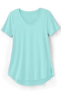 Soft Surroundings Soft Essential Supima Isabel Short Sleeve Tunic| Tops|Tunics & Leggings