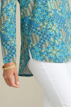 Soft Surroundings Soft Essential Supima Isabel Long Sleeve Tunic| Tops