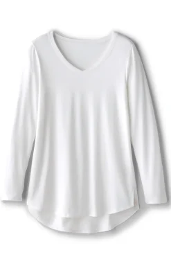 Soft Surroundings Soft Essential Supima Isabel Long Sleeve Tunic| Tops