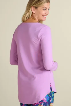 Soft Surroundings Soft Essential Supima Isabel Long Sleeve Tunic| Tops