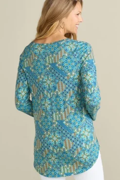 Soft Surroundings Soft Essential Supima Isabel Long Sleeve Tunic| Tops