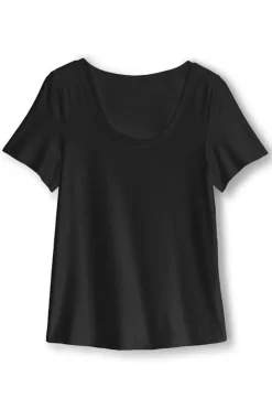 Soft Surroundings Soft Essential Supima Short Sleeve Tee| Tops