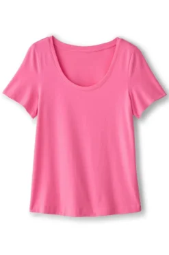 Soft Surroundings Soft Essential Supima Short Sleeve Tee| Tops