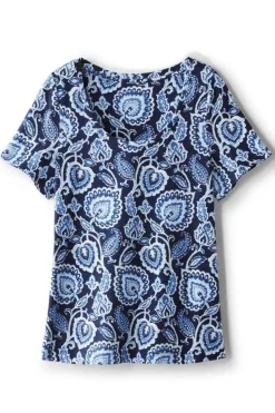 Soft Surroundings Soft Essential Supima Short Sleeve Tee| Tops