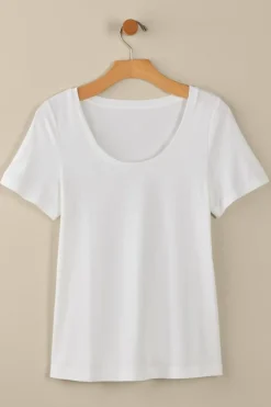 Soft Surroundings Soft Essential Supima Short Sleeve Tee| Tops