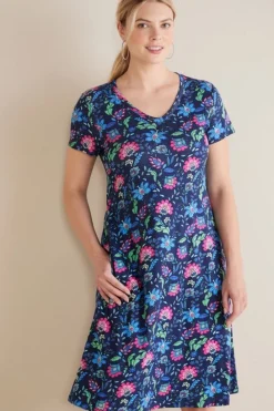 Soft Surroundings Soft Essential Supima T-Shirt Dress| Dresses