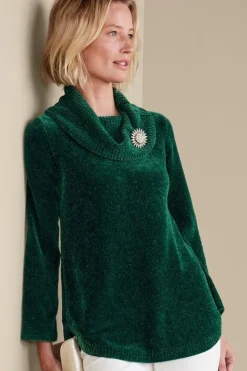 Soft Surroundings Soft Winds Chenille Tunic Sweater| Tops|Sweaters & Cardigans
