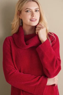 Soft Surroundings Soft Winds Chenille Tunic Sweater| Tops|Sweaters & Cardigans