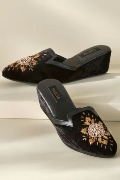 Soft Surroundings Solana Embellished Slide| Shoes