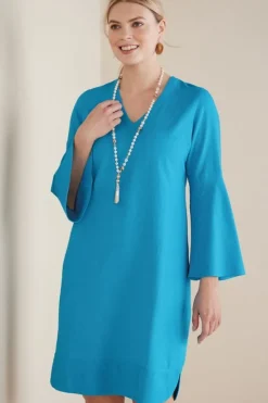 Soft Surroundings Soleil Linen Blend Dress| Dresses