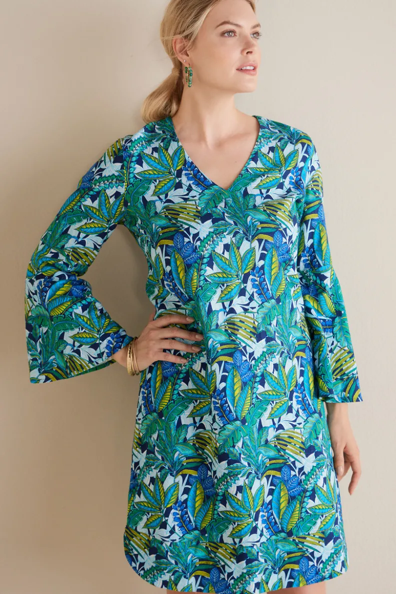 Soft Surroundings Soleil Linen Blend Dress| Dresses