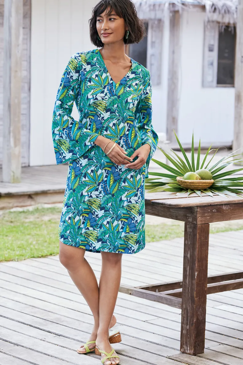 Soft Surroundings Soleil Linen Blend Dress| Dresses