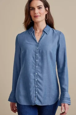 Soft Surroundings Sonnet Tencel™ Shirt| Tops