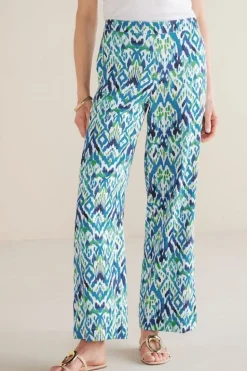 Soft Surroundings Sonoma Linen Blend Wide Leg Pants| Pants