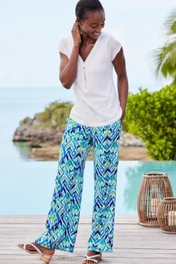 Soft Surroundings Sonoma Linen Blend Wide Leg Pants| Pants