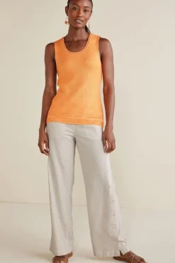 Soft Surroundings Sonoma Linen Blend Wide Leg Pants| Pants