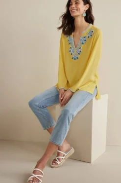 Soft Surroundings Soraya Embellished Tunic| Tops