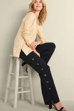 Soft Surroundings Sorrento French Terry Wide Leg Pants| Pants