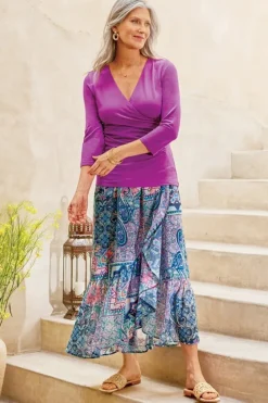 Soft Surroundings Sumarti Midi Skirt| Skirts