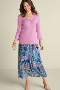 Soft Surroundings Sumarti Midi Skirt| Skirts