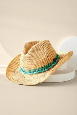 Soft Surroundings Tahitian Cowboy Hat| Jewelry|Hats