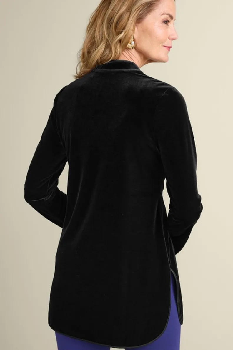 Soft Surroundings Tai Velvet Tunic| Tops