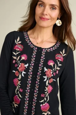 Soft Surroundings Talulla Embroidered Tunic| Tops