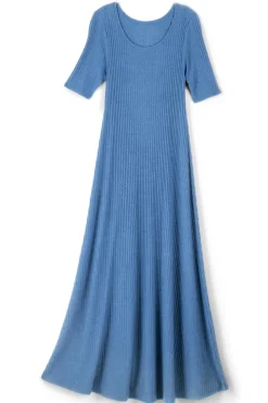 Soft Surroundings Textured Short Sleeve Santiago Dress| Dresses