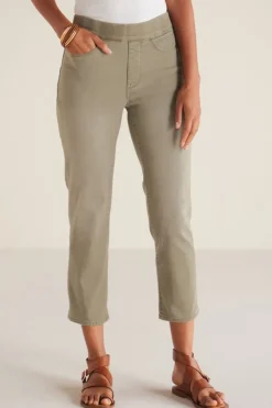 Soft Surroundings The Ultimate Denim Pull-On Crop| Jeans