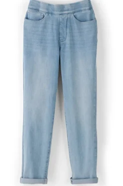 Soft Surroundings The Ultimate Denim Pull-On Crop| Jeans