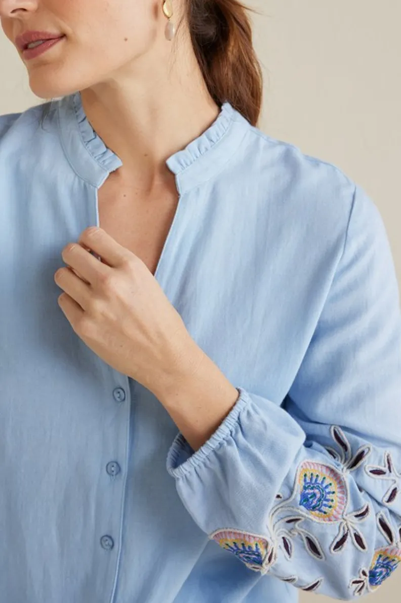 Soft Surroundings Titania Embroidered Top| Tops