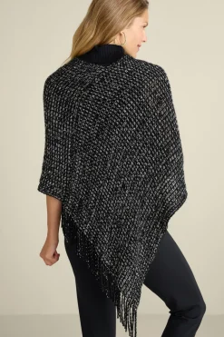 Soft Surroundings Touch Of Sparkle Poncho| Toppers|Jackets & Coats