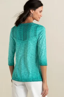 Soft Surroundings Trevi Lace Top| Tops