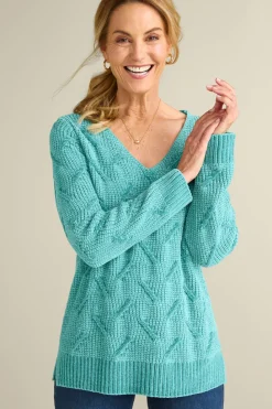 Soft Surroundings Trina Chenille Sweater| Tops|Sweaters & Cardigans