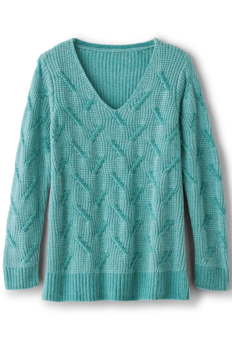 Soft Surroundings Trina Chenille Sweater| Tops|Sweaters & Cardigans