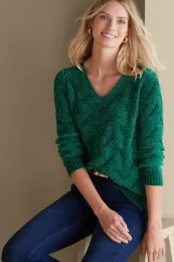 Soft Surroundings Trina Chenille Sweater| Tops|Sweaters & Cardigans