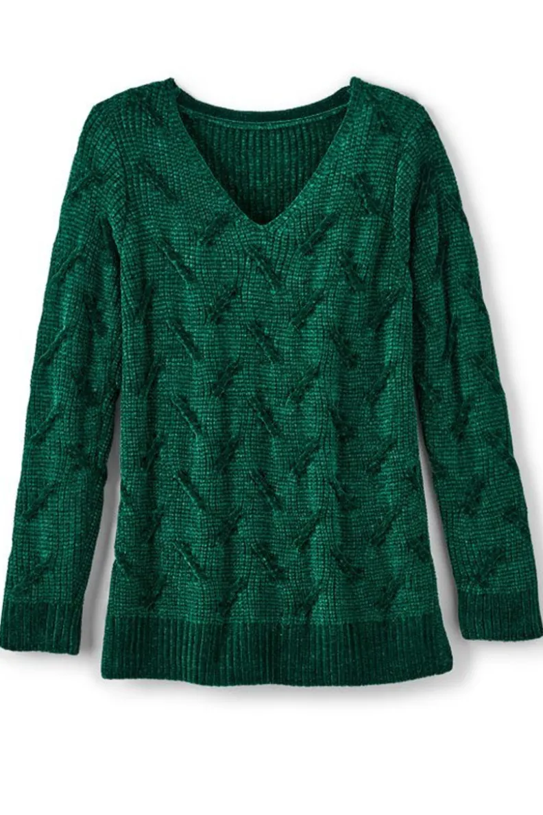 Soft Surroundings Trina Chenille Sweater| Tops|Sweaters & Cardigans