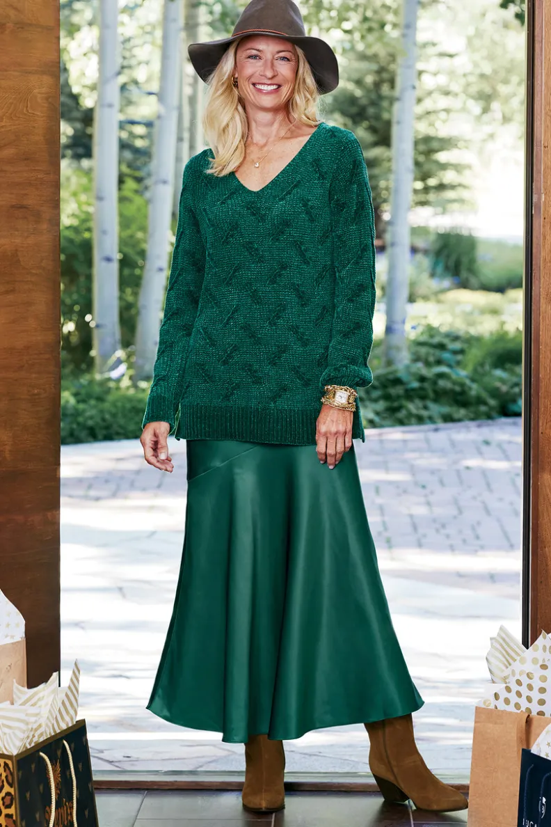 Soft Surroundings Trina Chenille Sweater| Tops|Sweaters & Cardigans