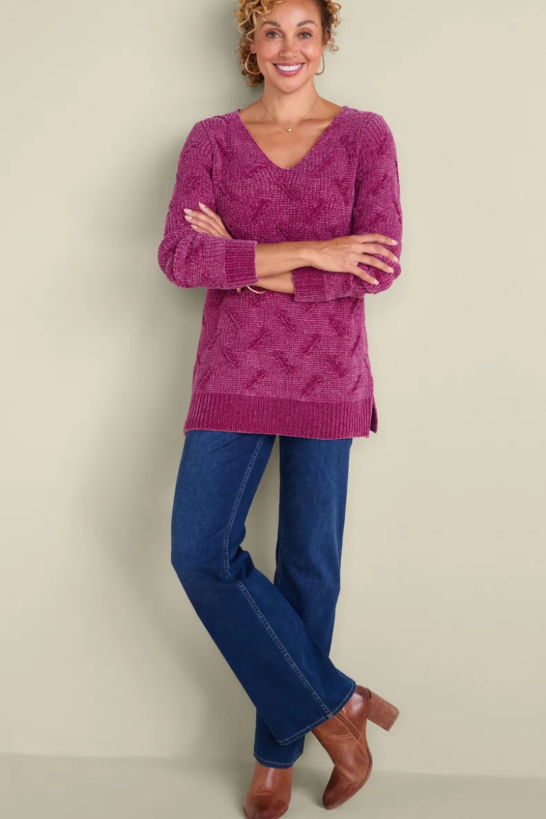 Soft Surroundings Trina Chenille Sweater| Tops|Sweaters & Cardigans