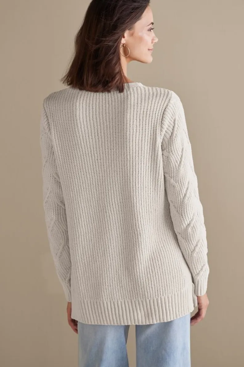 Soft Surroundings Trina Chenille Sweater| Tops|Sweaters & Cardigans