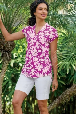 Soft Surroundings Twilight Luau Printed Tunic| Tops