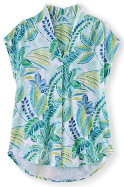 Soft Surroundings Twilight Luau Printed Tunic| Tops