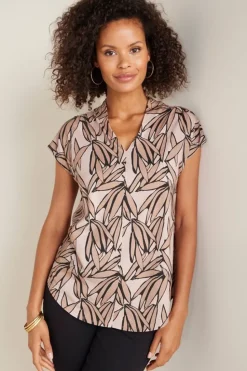 Soft Surroundings Twilight Luau Printed Tunic| Tops