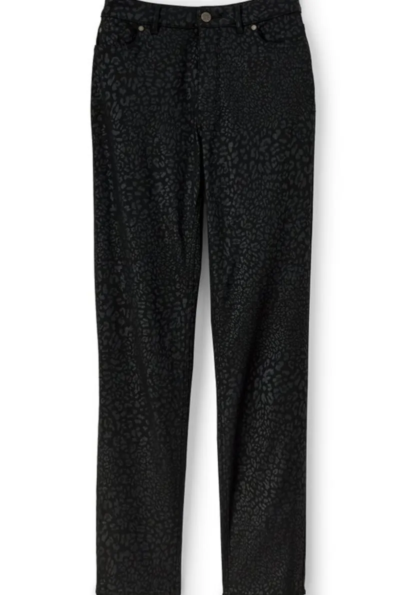 Soft Surroundings Ultimate Denim Animal Straight Leg Jeans| Jeans