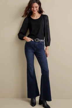 Soft Surroundings Ultimate Denim Flare Jeans| Jeans
